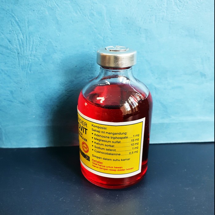 Jual Wonder Biovit injeksi 50 ml penguat otot stamina ATP hewan ...