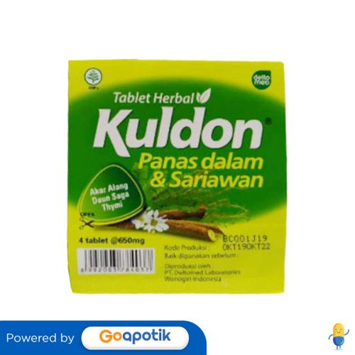 Jual Kuldon Strip Isi 4 Tablet | Shopee Indonesia