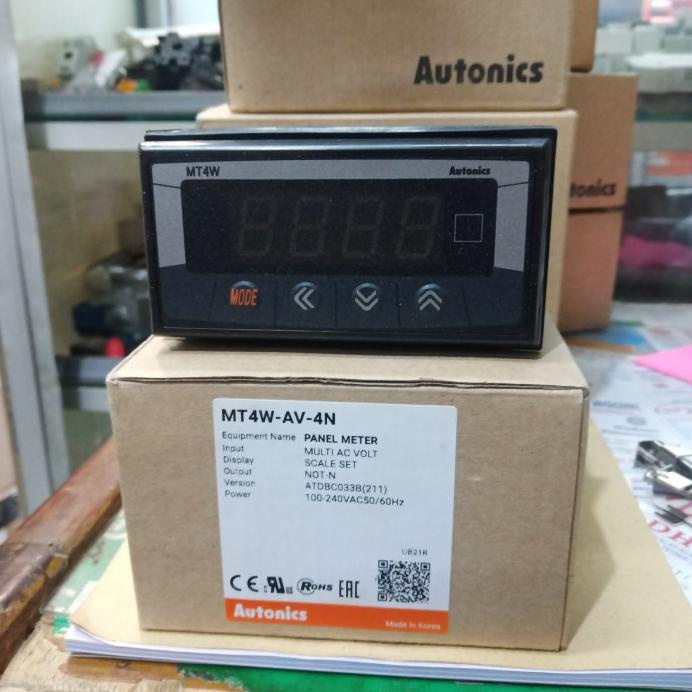 Jual New Autonics Panel Meter Mt4W-Av-4N Best Seller | Shopee Indonesia