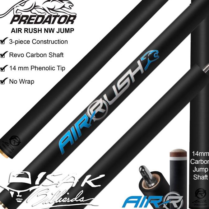 Jual Predator Air Rush Carbon Jump Cue NW - Stick Billiard Bola Loncat ...