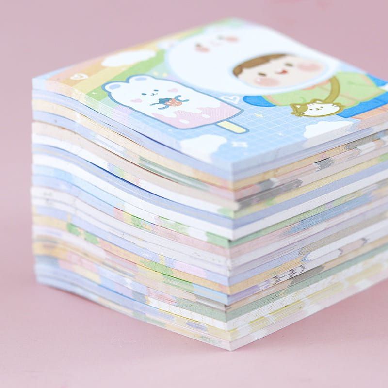 Jual [80 & 50 Lembar] Memo Stick Note Kertas Memo Tempel Sticky Note ...