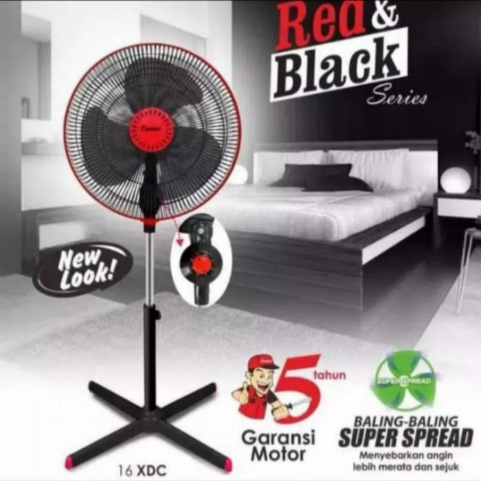Jual Kipas Angin Cosmos 16" Black / Cosmos 16 Sdb Shopee Indonesia