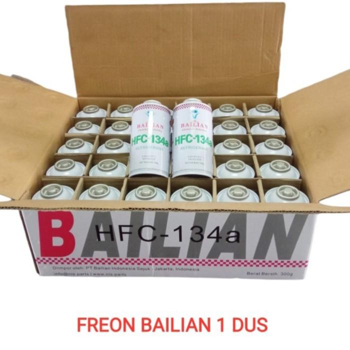 Jual 1 DUS FREON KALENG ASLI BAILIAN FREON AC MOBIL R134A 30 BOTOL