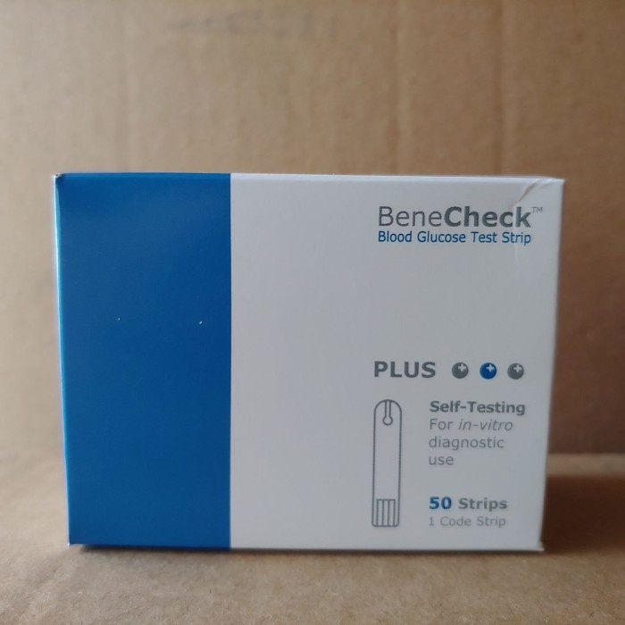 Jual Benecheck PLUS Gula Darah - Glucose Test Strip Alat Cek Isi 50 ...