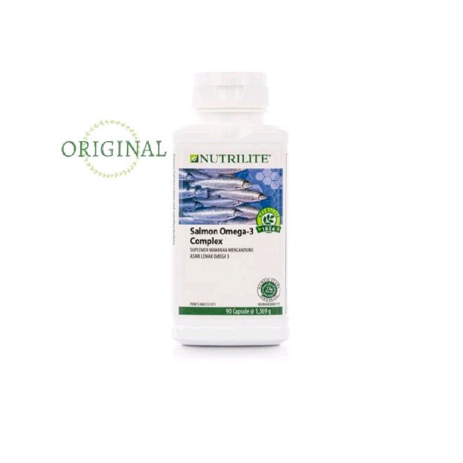 Jual Nutrilite Salmon Omega 3 complex Amway original 90 capsule AMWAY