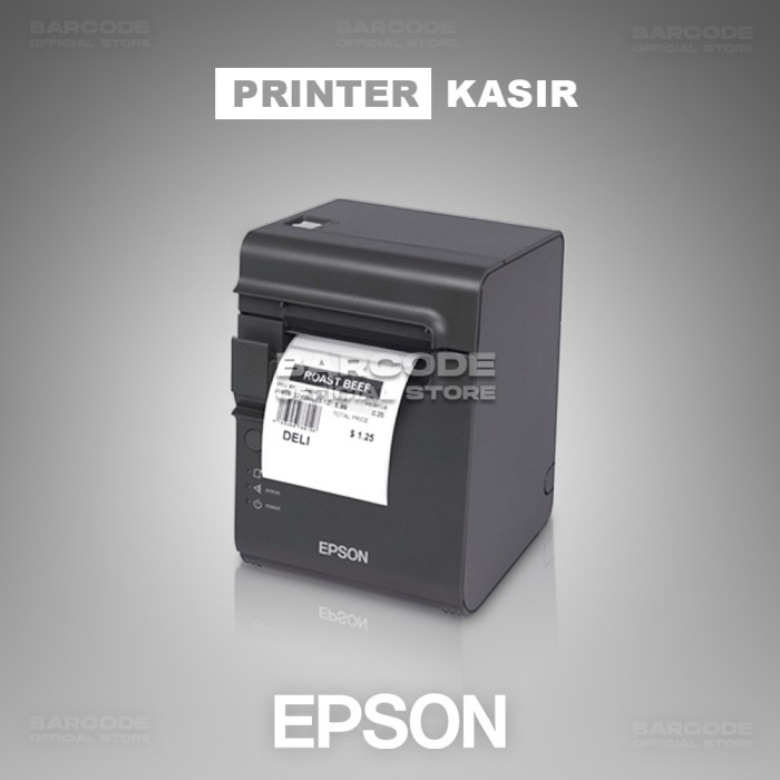 Jual Printer Label Barcode Resi Epson TmL90 Direct Thermal Usb & Rs232