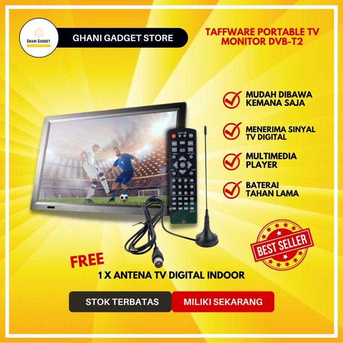 Jual Tv Portable Mini Led Monitor Televisi Kecil Portabel Digital