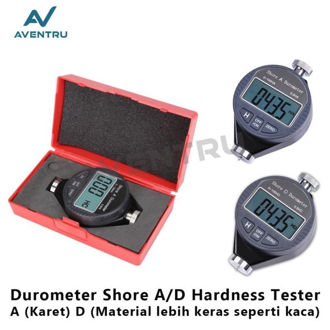 Jual best seller] Digital Durometer Shore A D Hardness Tester Alat Ukur ...