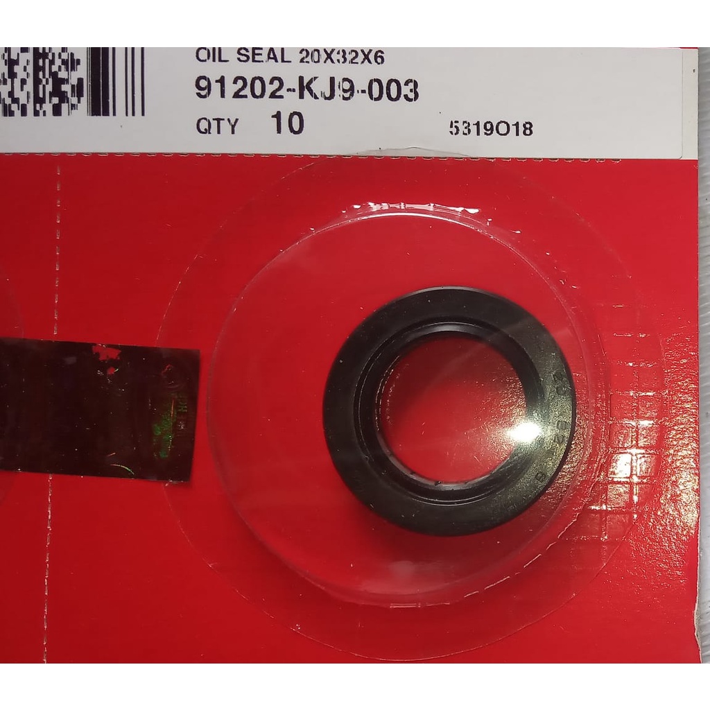 91202-KJ9-003 Oil Seal,20X32X6, 91202KJ9003 Honda - CR125R, NH125, CH125
