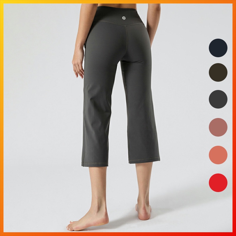 Jual 6 Color Lululemon Women Yoga 21''Running Jogger Pants Cropped Trousers  Leggings 2082
