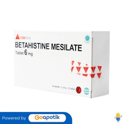 Jual Betahistine Mesilate Ogb Dexa Medica Mg Box Tablet Shopee Indonesia