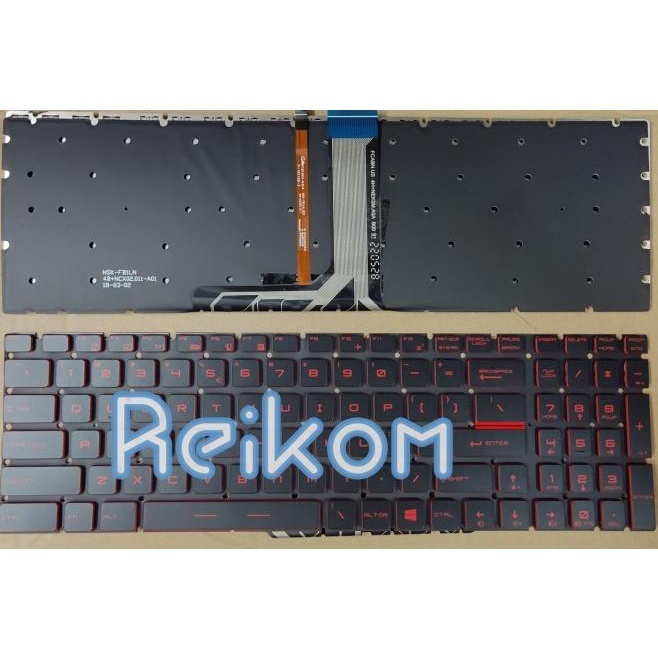 MSI Non-Backlit Laptop Keyboard Replacement – QWERTY, Full Keyboard For GE62 GE72 GS60 GS70 GT72