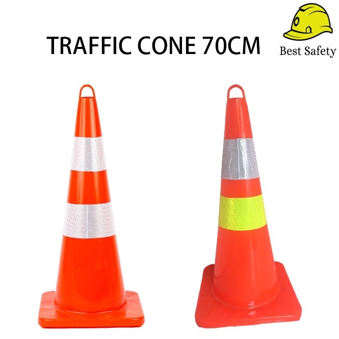 Jual Harga Murah.. Safety Traffic Cone 70 Cm / Kerucut Lalu Lintas 70 ...