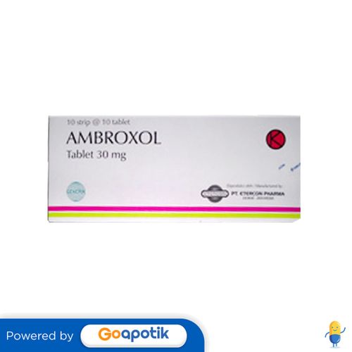 Jual Ambroxol Etercon Mg Box Tablet Shopee Indonesia