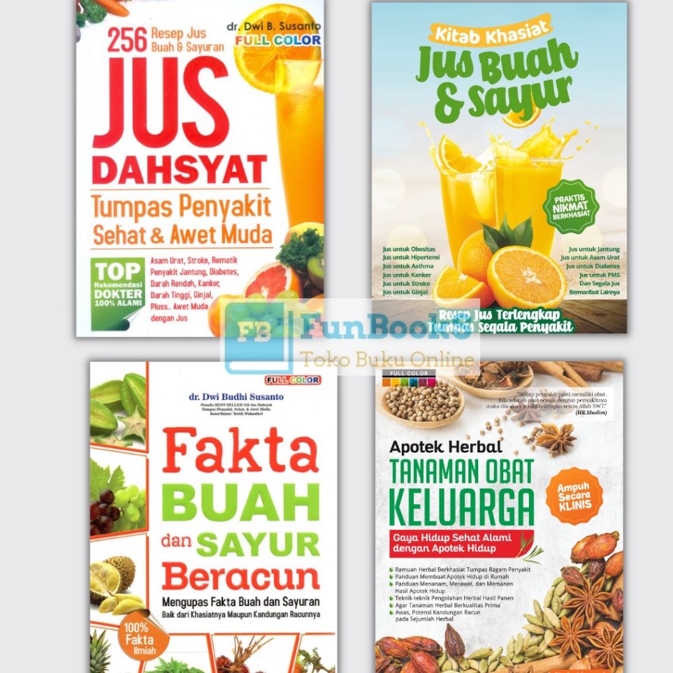 Jual [ART. N98X] BUKU KESEHATAN - Jus Dahsyat Tumpas Penyakit, Jus Buah ...