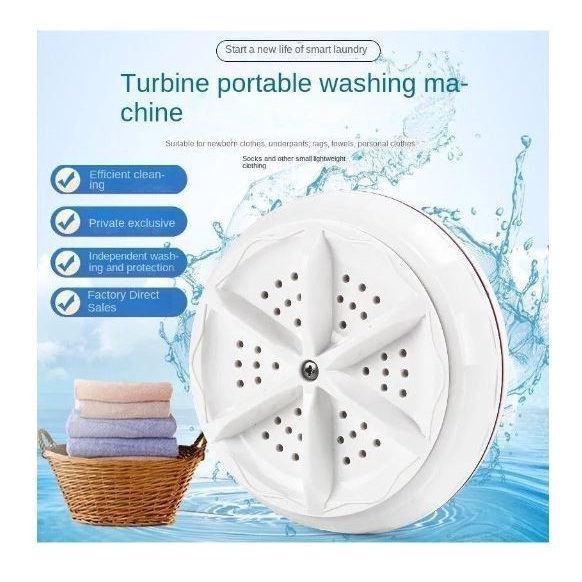 Jual Mesin cuci mini ultrasonic turbine washer portable cuci piring
