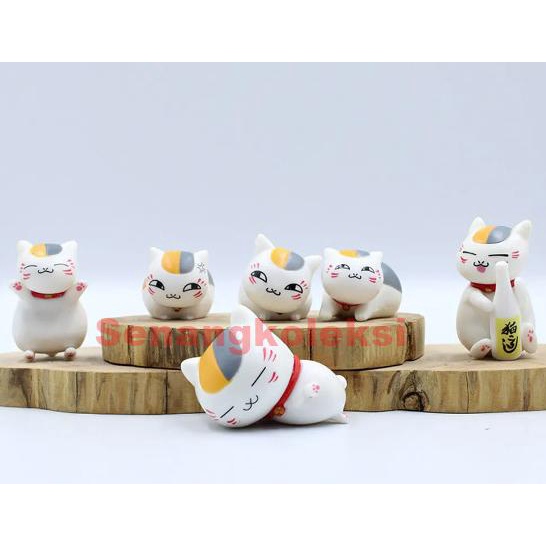 Jual 6Pcs/Set Anime Natsume Yuujinchou Nyanko Sensei Action Figure