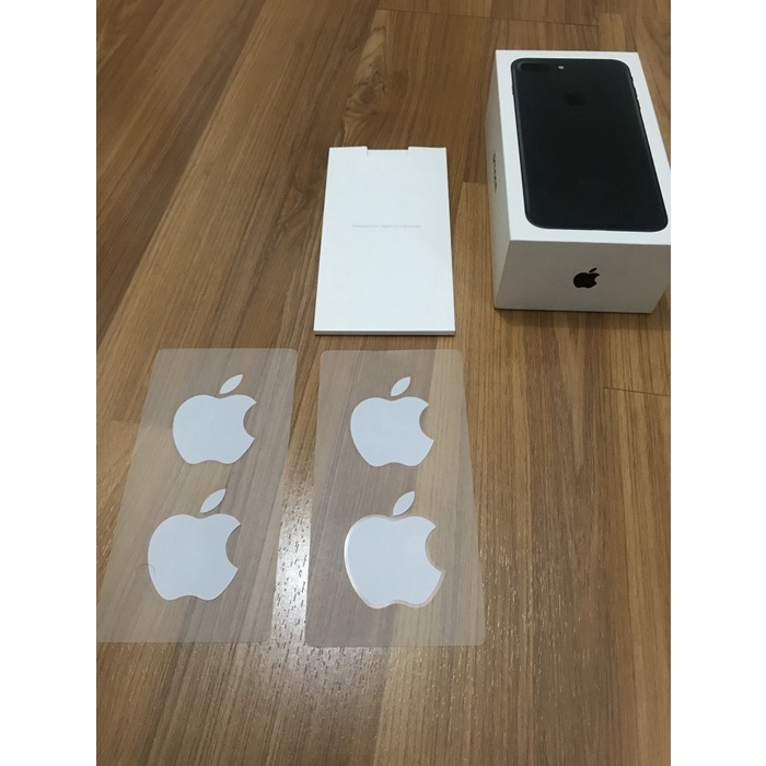 Jual STIKER LOGO APPLE STICKER ORIGINAL FROM BOX IPHONE 7 ( 1 LEMBAR ...