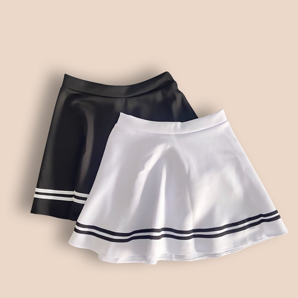 Jual Mini Skirt Korea Rok Skirt Korea Rok Tennis Gym Dancer Zumba ...