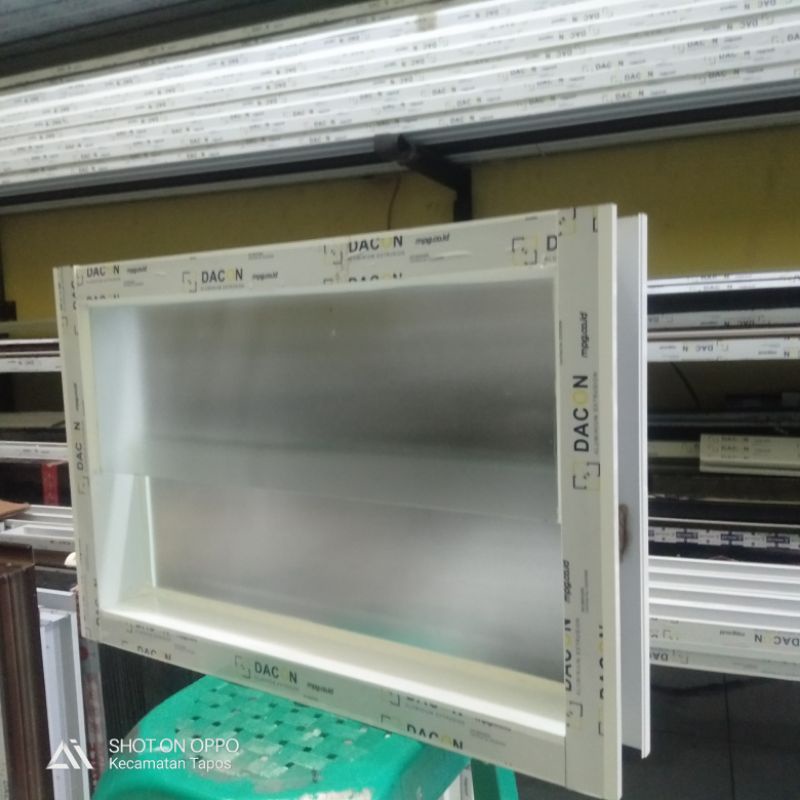 Jual Boven Kamar Mandi Jendela Alunium Kaca Zig-Zag | Shopee Indonesia