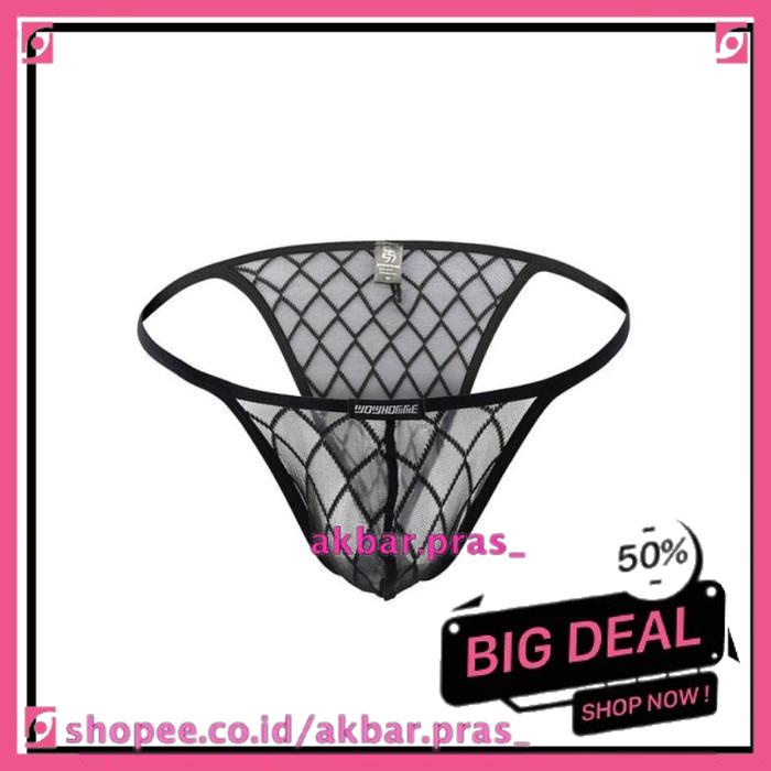 Jual CELANA DALAM PRIA, THONG PRIA TRANSPARAN, TANGA PRIA TRANSPARAN