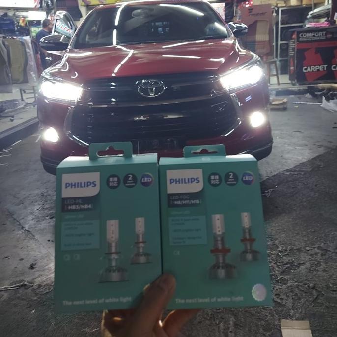 Jual Paket LED Fog dan High Beam Innova Reborn VQ Venturer PHILIPS ...