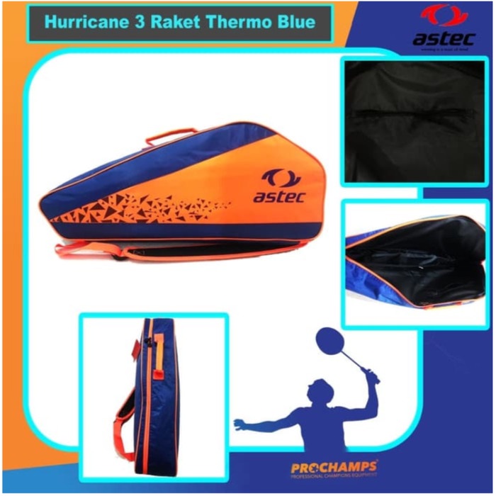 Jual [Best Seller] Astec Hurricane 3 Tas Badminton Original Berkualitas ...