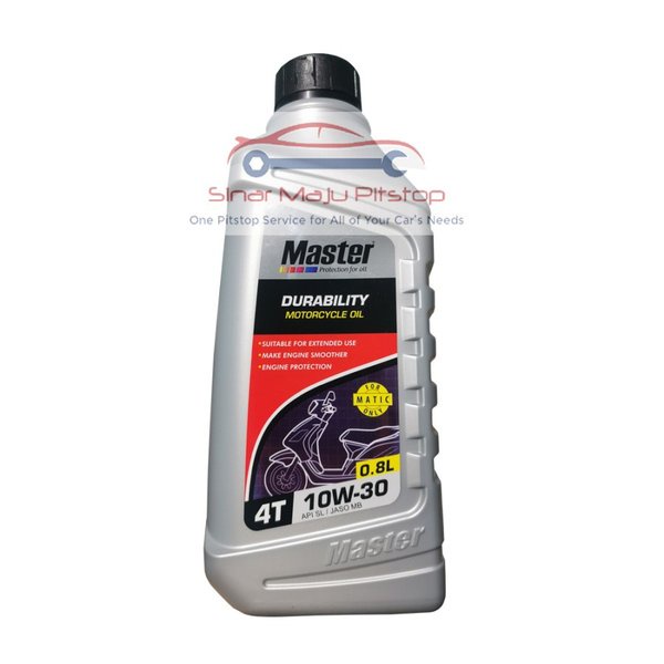 Jual Master Oil Durability Sae 10W30 Api Sl Jaso Mb Original 0.8 Liter