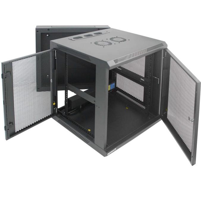 Jual TER-UPDATE WALLMOUNT RACK INDORACK WIP6010D 10U 600MM PERFORATED ...
