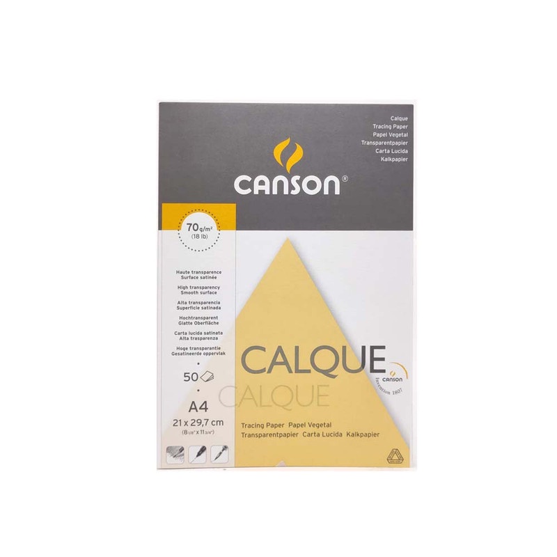 Jual [BMS Semarang] Canson Tracing Paper Satin Finish 50S A4 70G