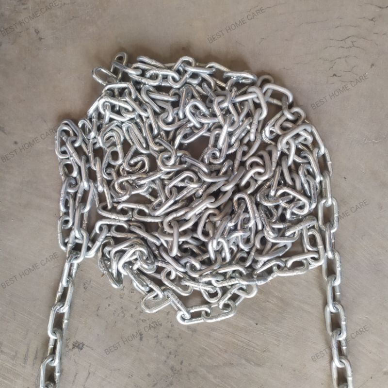 Jual Rantai Besi Stainless Steel Galvanized 6mm (1/4 Inch) / Stainless ...
