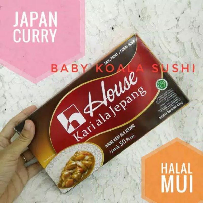 Jual House Japan Curry Roux 935 G Halal Bumbu Kari Ala Jepang 50 Porsi