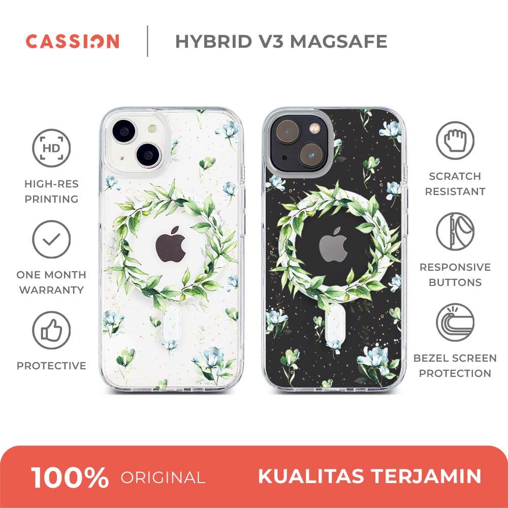 Jual Hybrid Crystal Case Magsafe For IPhone 15 14 Plus 13 12 11 Mini ...