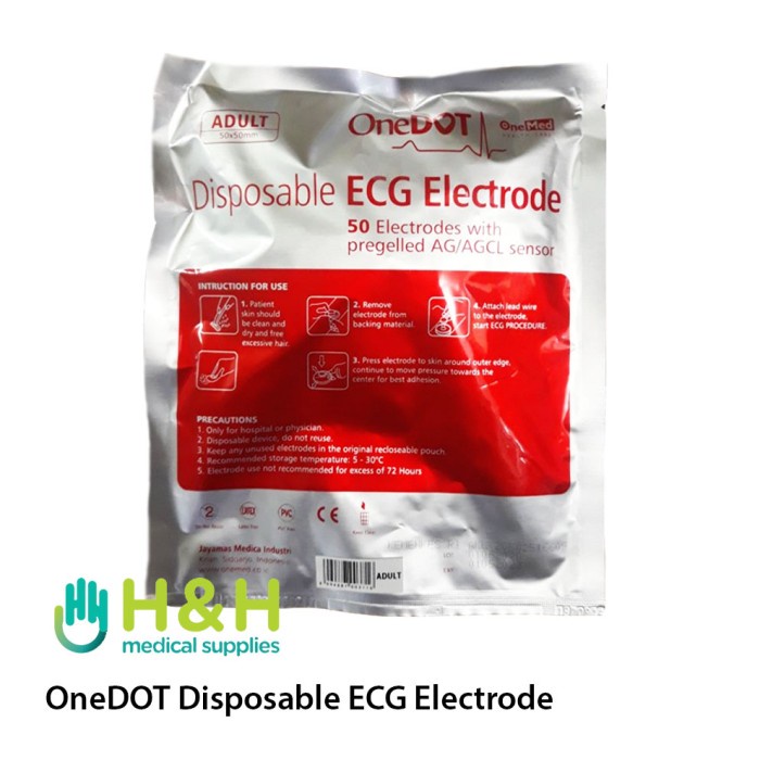 Jual Promo Onedot / Disposable Ecg Electrode / Ekg Elektroda Shopee