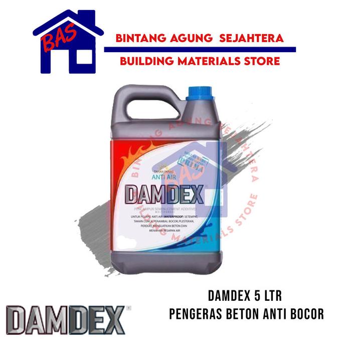 Jual Damdex Obat Cor Multifungsi Pencampur Semen Anti Bocor 5 Liter Shopee Indonesia 0854