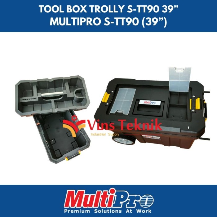 Jual Tool Box Trolly 39Inch Toolbox Roda Multipro Best Deal | Shopee ...