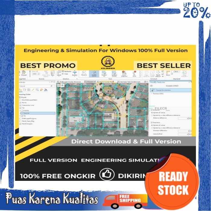 Jual AKTIF SELAMANYA ESRI ArcGIS Pro Engineering Win OS FULL GARANSI ...