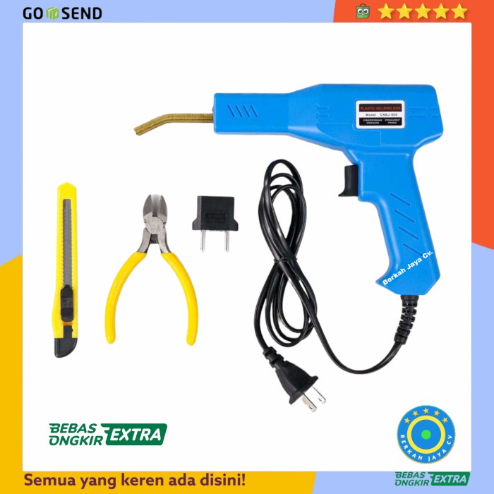 Jual Solder Las Plastik Alat Sambung Patah Bumper Mobil Body Motor