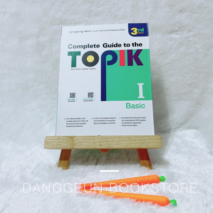 Jual Buku Bahasa Korea Original Complete Guide To The Topik 1 Basic ...