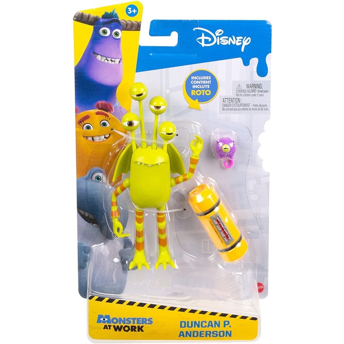 Jual COD Disney Monsters At Work Duncan P. Anderson Monster Inc Action ...