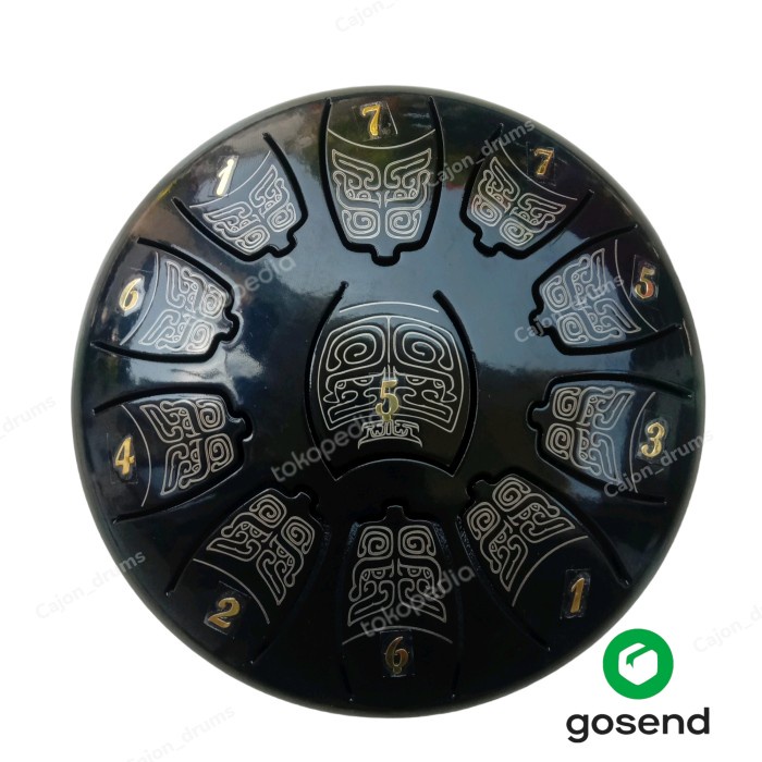 Jual Promo Tongue Drum/ Hangdrum/ Mini Handpan 6 Inch 11 Keys | Shopee ...
