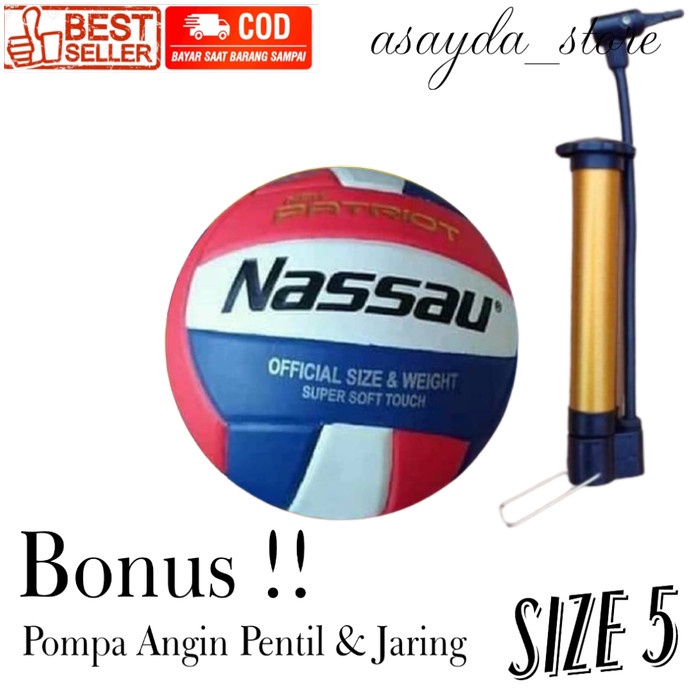 Jual [New] Bola Voli Volly Voly Nassau Original Berkualitas | Shopee ...