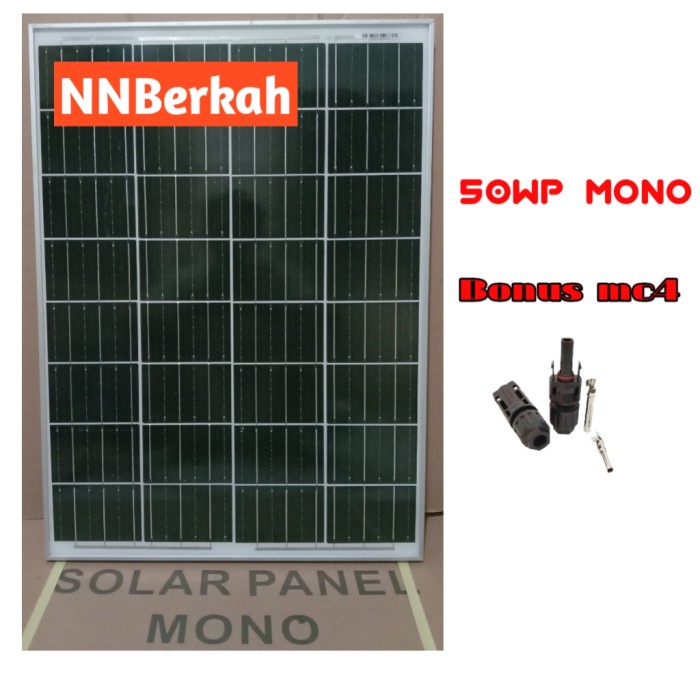 Jual [New] Solar Panel Sseries 50Wp Mono Solar Cell Panel Surya Limited ...