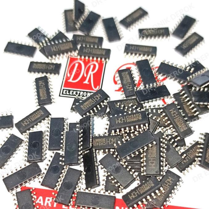 Jual Ch340G Ch340 Ch 340 G Ic Usb To Serial Chip Sop-16 Asli 340G Wch ...