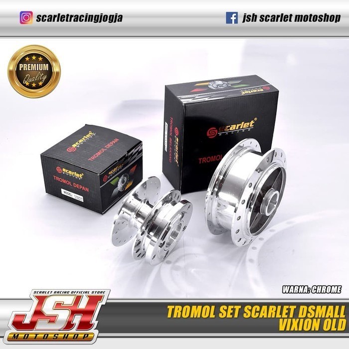 Jual TEROMOL Tromol Set Depan Belakang SCARLET Vixion LAMA Old | Shopee ...