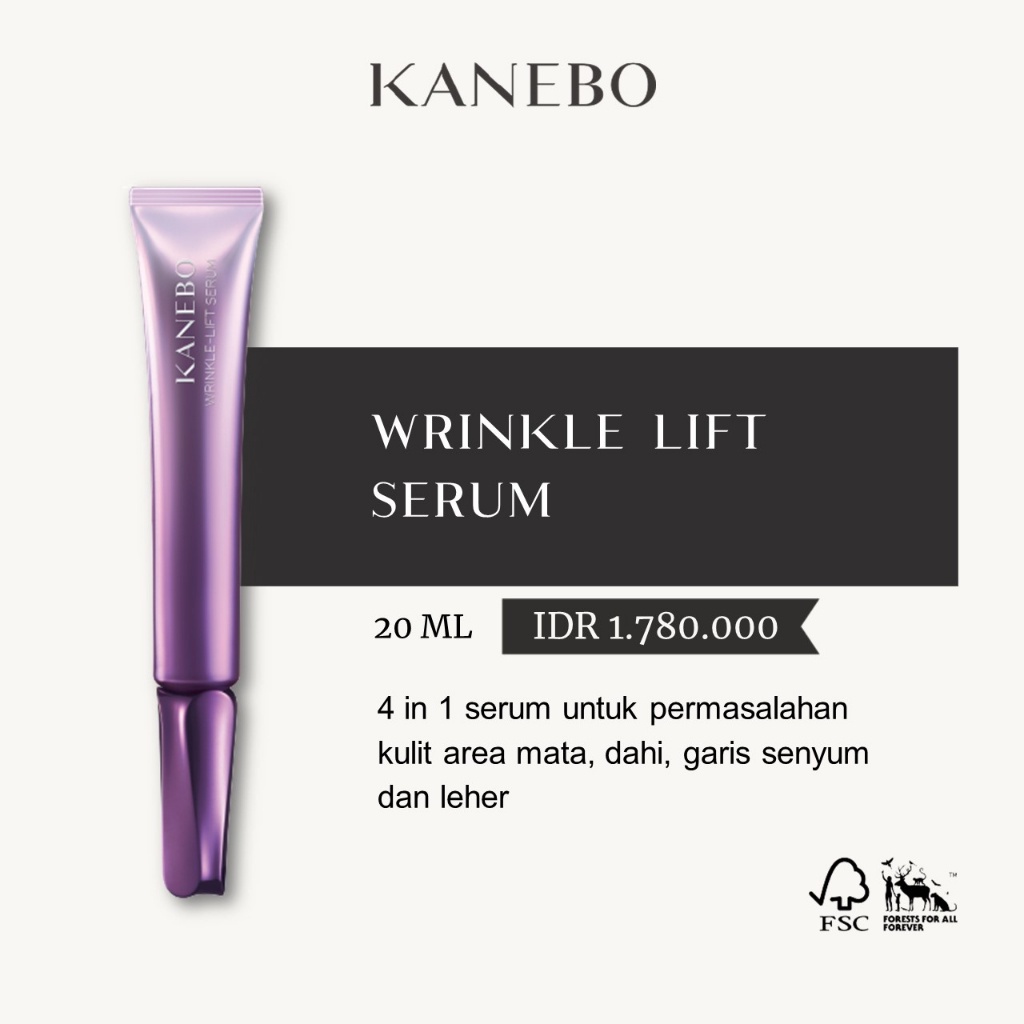 Jual KANEBO Wrinkle Lift Serum 20mL (Serum untuk perawatan wrinkle