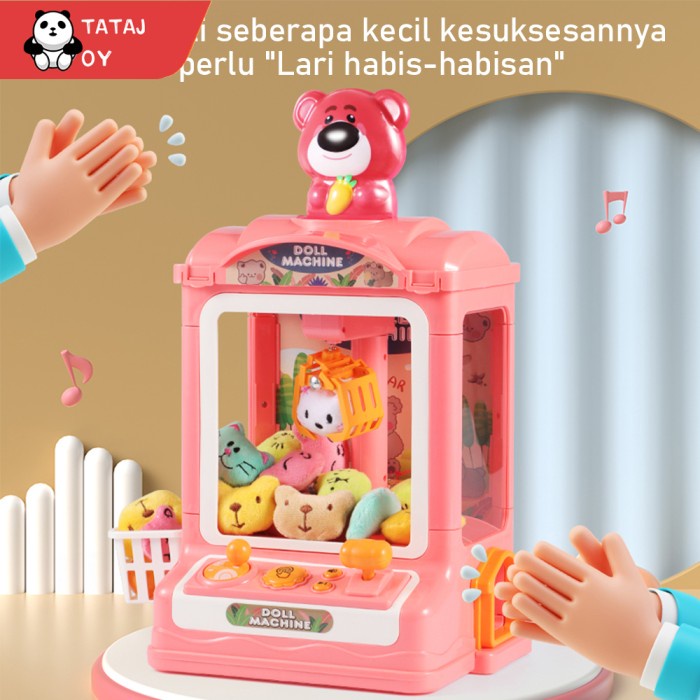 Jual Mesin Capit Boneka Mainan Anak Claw Machine dengan Lampu dan Musik ...