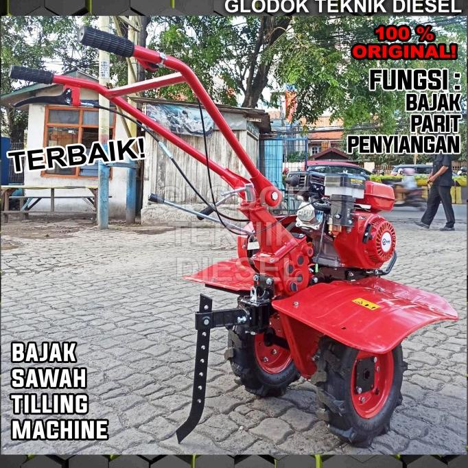 Jual Mesin Traktor Bajak Tanah Sawah Parit Penyiang Kebun Cultivator