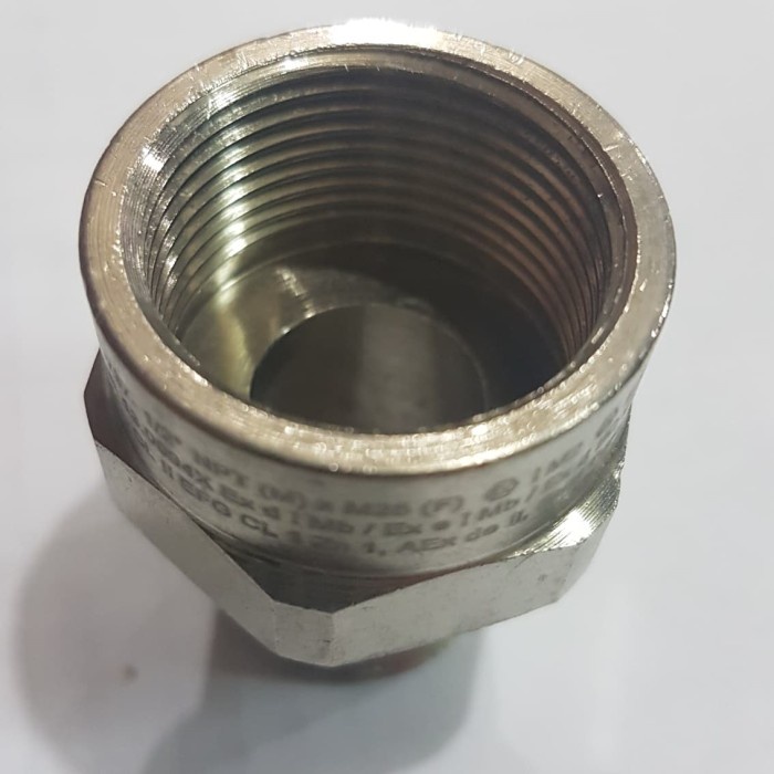 Jual Ori Adaptor Reducer Cmp-Uk 737 Male 1/2 Npt X Female M25 Brass ...
