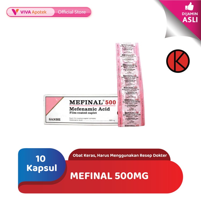 Jual Mefinal 500 mg (10 Kapsul) | Shopee Indonesia